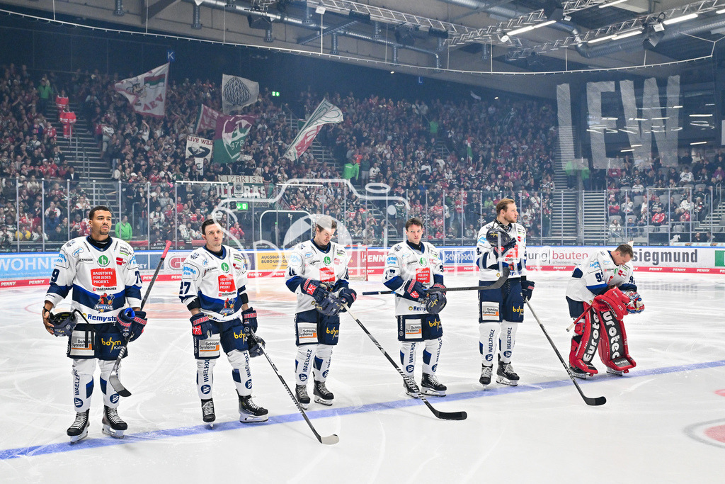 Augsburger Panther - Iserlohn Roosters | Die Starting Six der Gäste in augsburg / Penny DEL: Augsburger Panther - Iserlohn Roosters; Curt Frenzel Stadion am 21.09.2025
