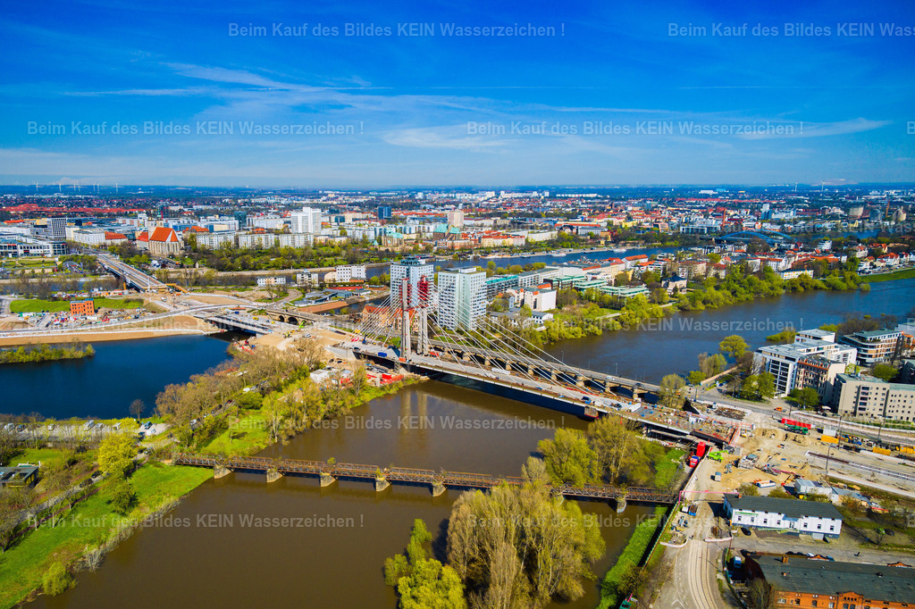 Magdeburg Pylonbrücke über Alte Elbe und Zollbrücke-0008 | Strombrückenersatzneubau über die alte Elbe - Baustelle - Realisiert mit Pictrs.com