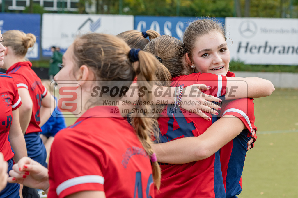 HK_20231022_106179 | Finale Deutsche Meisterschaft Feld WU16 Uhlenhorst Mülheim - Düsseldorfer HC am 22.10.2023 DHC, Düsseldorf ,