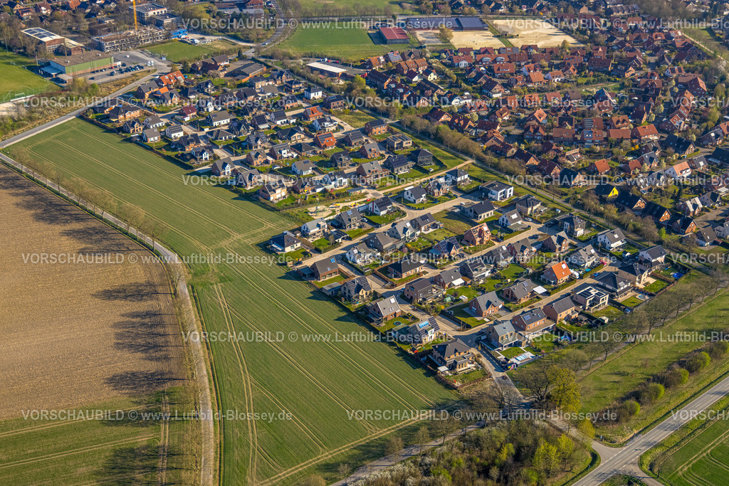 Ascheberg250400472 | Luftbild,Wohngebiet Königsweide, Neubaugebiet, Wohnsiedlung , Ascheberg, Münsterland, Nordrhein-Westfalen, Deutschland,