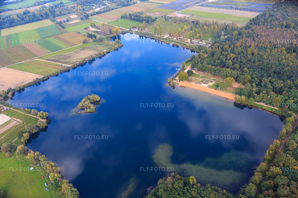 Vue aérienne: Stephansfeld à Brumath dans le département Bas Rhin, France.Photo: IMG_074161.jpg prise le 04/10/2014 par Werner Riehm/FLY-FOTO.euRésolution de l'original: 5472 x 3648 px