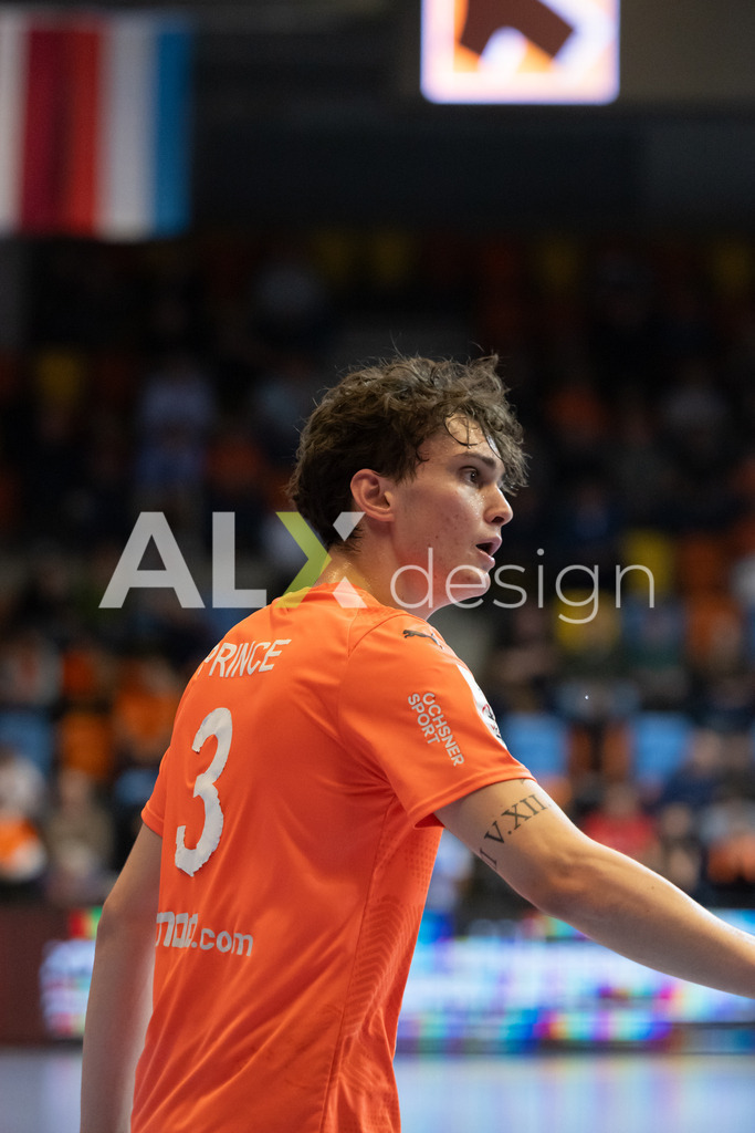 Handball I Herren I Saison 2025-2026 I EHF EUROPEAN LEAGUE 2025/26 | Men I Main Round I 2. Spieltag I Kadetten Schaffhausen - TSV Hannover-Burgdorf I 24.02.2026 | 3 Yari Prince (CH) (Kadetten Schaffhausen) – Flügel links - Realisiert mit Pictrs.com