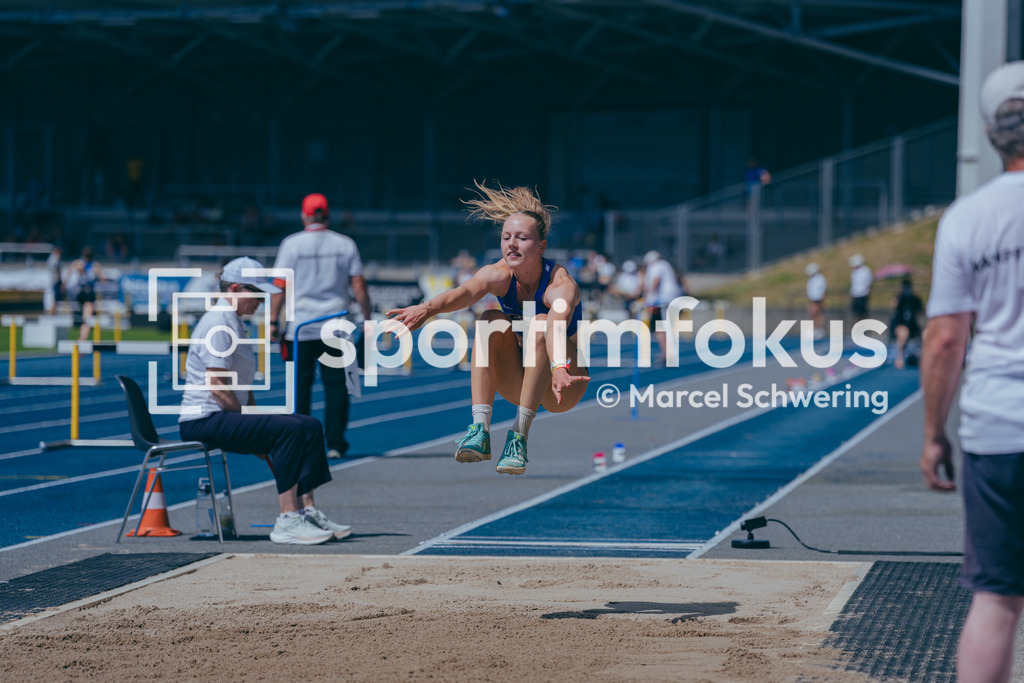 Deutsche Meisterschaften U20 / U16 2026 | Maja Lindenmaier, TuS Höllstein, 65, Weitsprung, Deutsche Meisterschaften der U20 &amp; U16 2026, Lohrheidestadion Bochum-Wattenscheid, 12.07.2026. Foto: Marcel Schwering / sportimfokus - Realisiert mit Pictrs.com