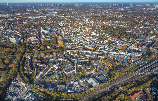 Gelsenkirchen221101866suedlich | Luftbild, Altstadt Innenstadtansicht, Fernmeldeturm, Hamburg Mannheimer Hochhaus, Altstadt, Gelsenkirchen, Ruhrgebiet, Nordrhein-Westfalen, Deutschland
