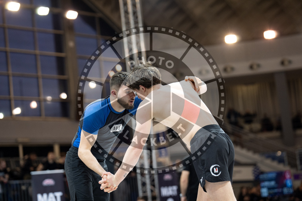 20260214PBB0720 | Fighters compete during the ADCC European Trials  competition day 1 in Belgrade, Serbia, on February 14, 2026.