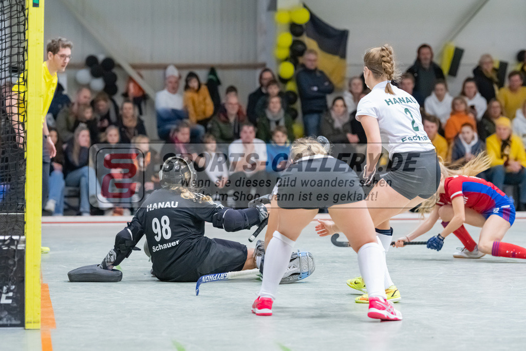 HK_20230226_104987 | Deutsche Meisterschaft WU16 Spiel 2. Halbfinale Mannheimer HC - 1. Hanauer THC am 26.2.2023 DSC 99, Düsseldorf ,