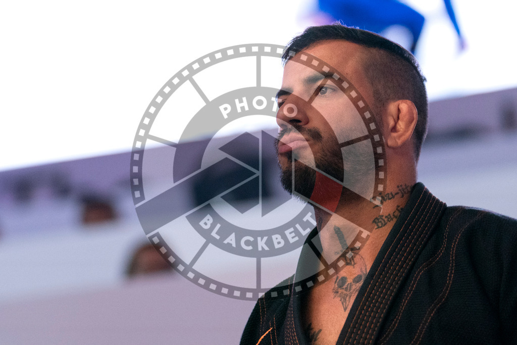 20231106PBB0882 | Fighters compete during the AJP World Master Championship in the Mubadala Arena in Abu Dhabi, Arab United Emirates, on November 6, 2023.