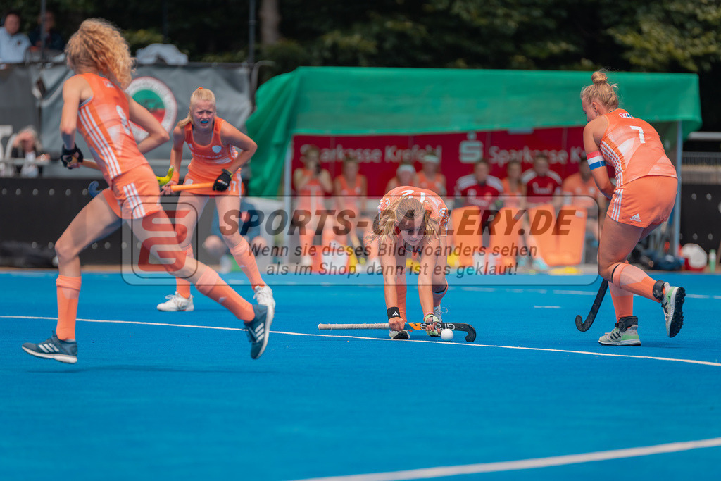 HK_20230713_101898 | Euro Hockey WU18 Austria vs Netherlands Championship Girls &amp; Boys am 13.7.2023 CHTC , Krefeld ,