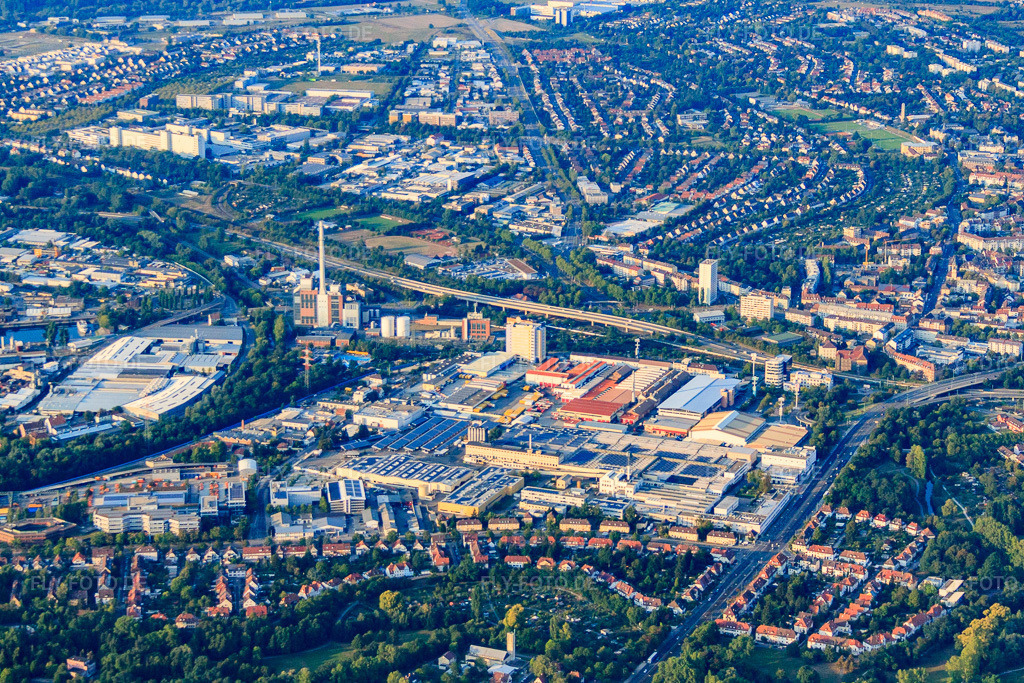 Luftbild: Industriegebiet Grünwinkel mit Michelin Reifenwerke AG & Co. KGaA im Ortsteil Grünwinkel in Karlsruhe im Bundesland Baden-Württemberg in Deutschland. Foto: IMG_53201.jpg vom 09.09.2012 durch Werner Riehm/FLY-FOTO.demichelin logo