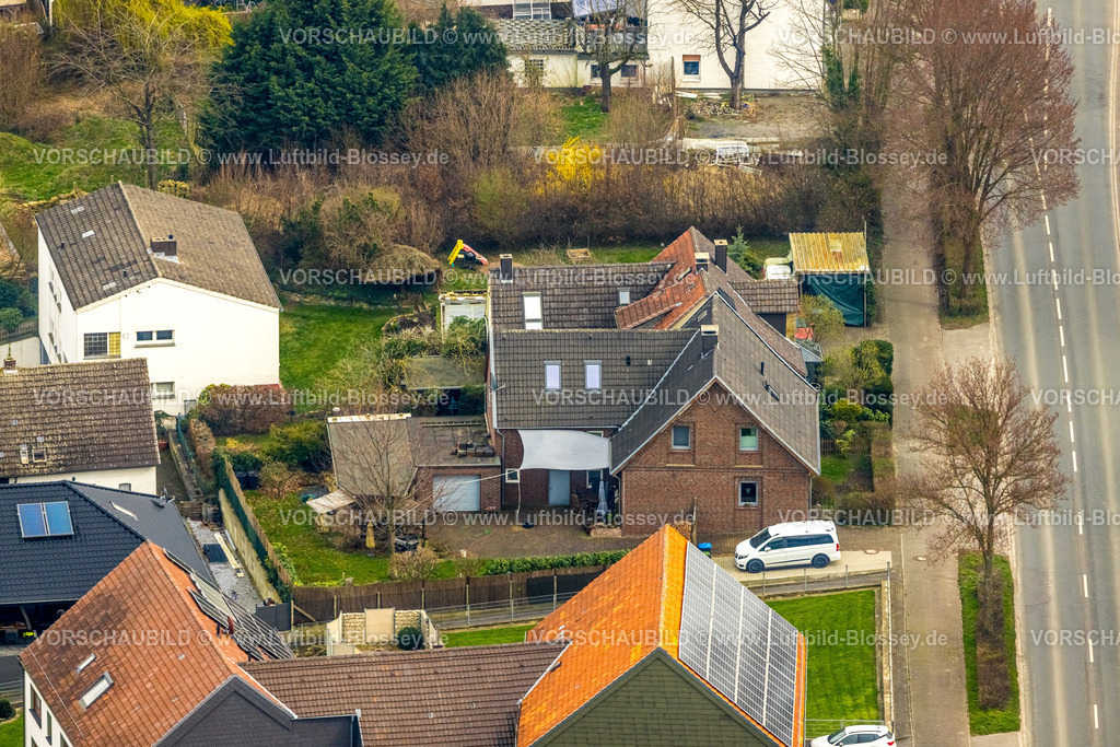 Werl240308476 | Luftbild, Wohngebiet und Wohnhaus Westönner Bundesstraße 21, Fotografie Jakob Studar, Westönnen, Werl, Nordrhein-Westfalen, Deutschland