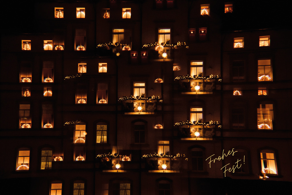 Frohes Fest! | christliche Weihnachtskarte