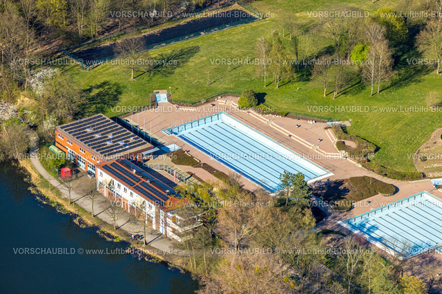 Luenen250404410 | Luftbild, Freibad Cappenberger See, Nordlünen, Lünen, Ruhrgebiet, Nordrhein-Westfalen, Deutschland