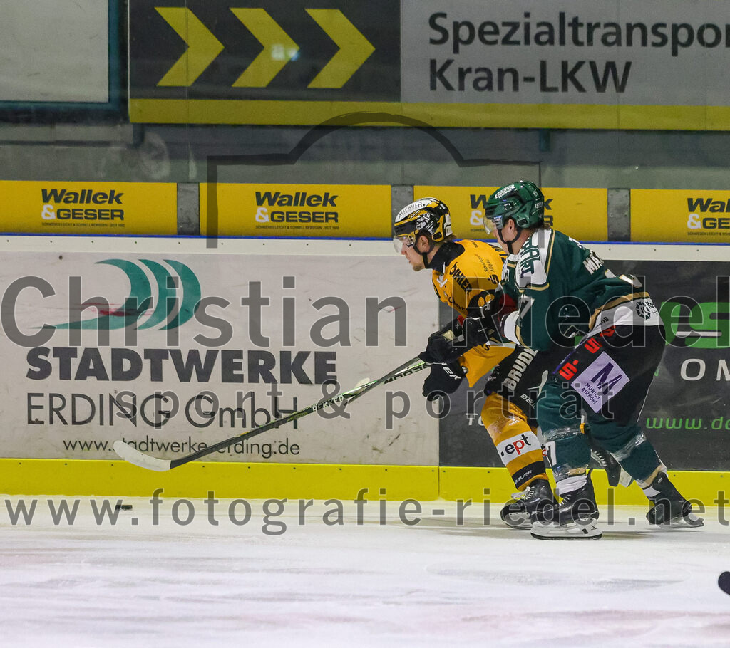 2026-02-27_048_TSV_Erding_gegen_EV_Fuessen | Erding, Deutschland, 27.02.2026:Eishockey, Oberliga Süd 2025 / 2026, 51. Spieltag, TSV Erding gegen EV Füssen, Endergebnis: 2:4Thomas Matheson (Erding Gladiators, #37)Foto: Christian Riedel / fotografie-riedel.net