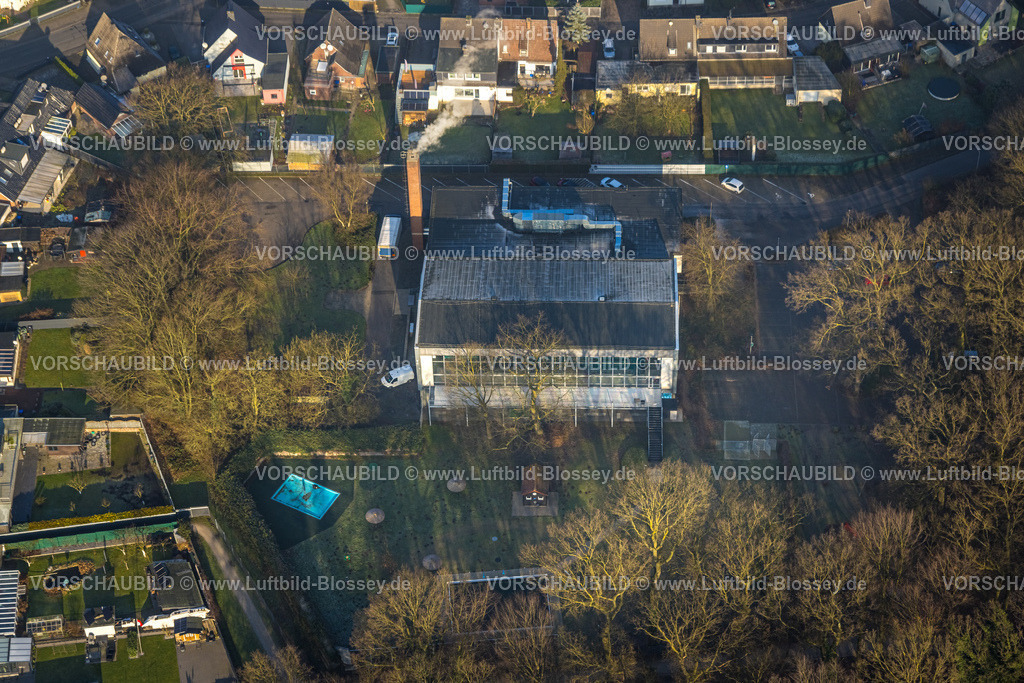 Hamm250201072Bockum-Hoevel | Luftbild, Sport-Aquarium Bockum Hövel, Hallenbad und Schwimmbad, Bockum-Hövel, Hamm, Ruhrgebiet, Nordrhein-Westfalen, Deutschland