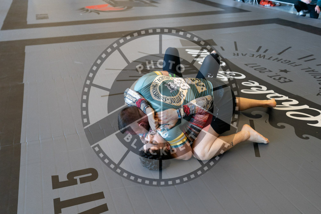 20250329PBB3005 | Fighters compete during the International Luta Livre (ILLCS) Germany IX Spring 2025 Competition spring on March 29, 2025 in Hannover, Germany.© Chiara Dazi