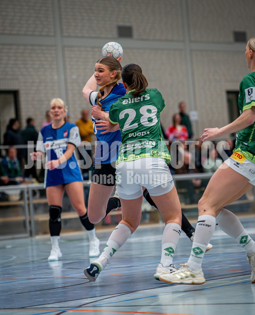 Handball I Frauen I Saison 2025-2026 I 3. Liga Staffel Nord I 10. Spieltag I SC SFN Vechta - HSG Blomberg-Lippe II I 0236 | jns.sportfotos - Realisiert mit Pictrs.com