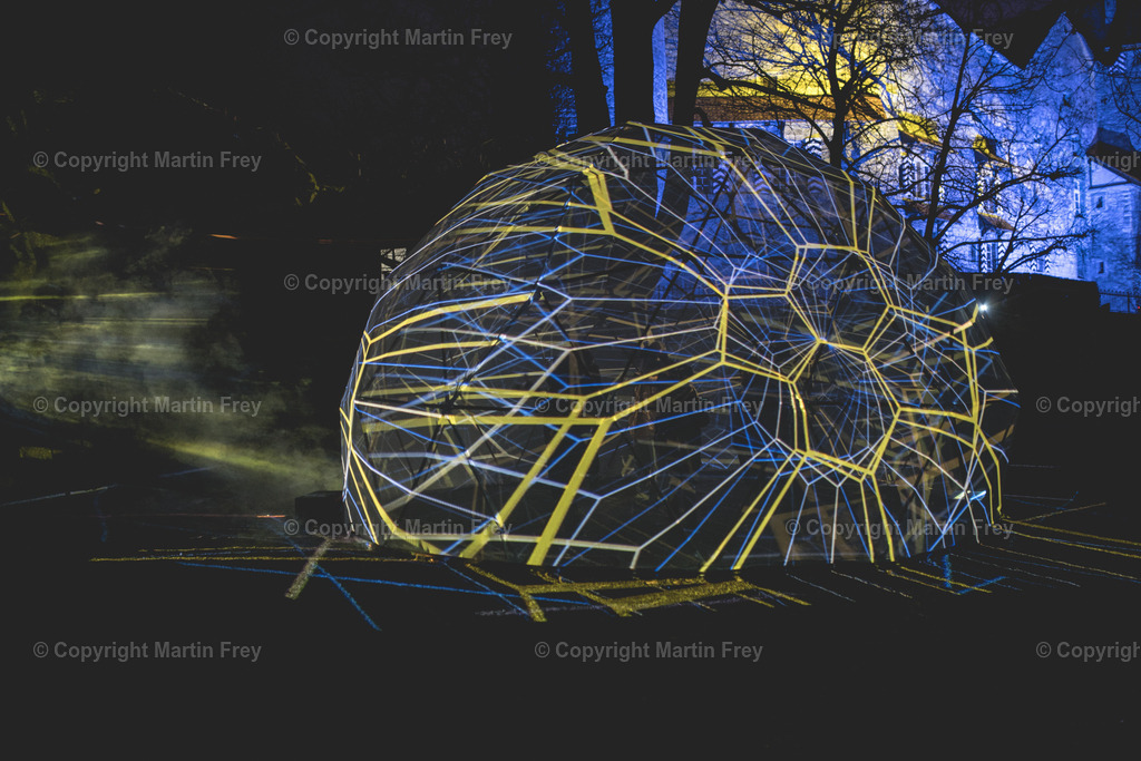Plantonic Dome Yellow | Murten Lichtfestival 2020 - Realisiert mit Pictrs.com