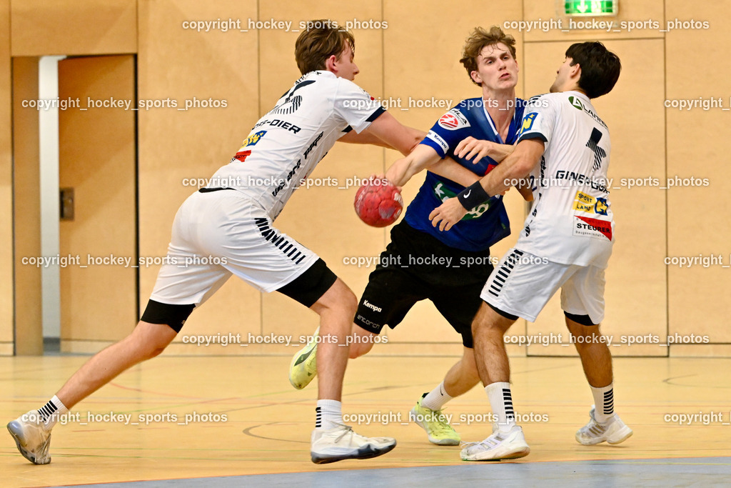 SC Ferlach vs. roomz JAGS Vöslau | #66 DOBLHOFF-DIER, Moritz roomz JAGS Vöslau, #17 Kelih Markus SC Ferlach, #4 GINER DURAN Roger roomz JAGS Vöslau, SC Ferlach vs. roomz JAGS Vöslau, SC Ferlach vs. roomz JAGS Vöslau am 08.11.2025 in Ferlach (Ballspielhalle Ferlach), Austria, (Photo by Bernd Stefan)