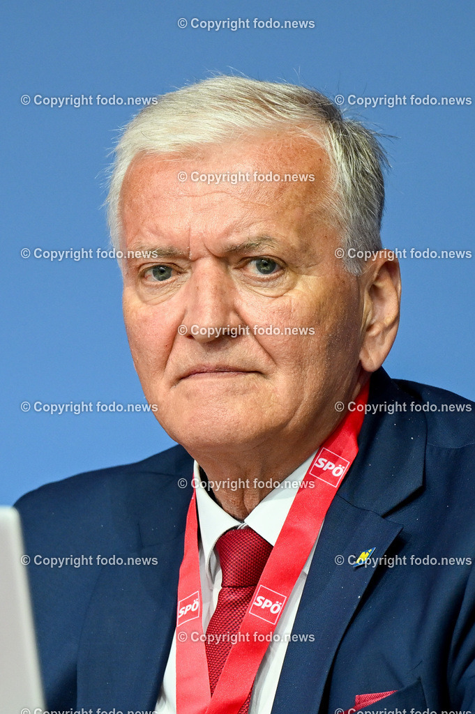 Bundesparteitag SPOE in Linz Design Center_ 03.06.2023-42 | 03.06.2023, Linz, AUT, Bundesparteitag SPOE in Linz Design Center, im Bild Franz Schnabl (SP, stv. Bundesparteivorsitzender und Mitglied des SPOE-Bundesparteivorstands, LAbg. NOE)