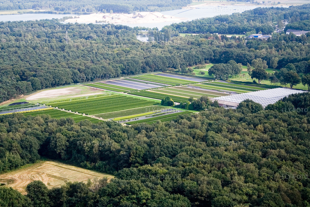 Luftbild: Ortsansicht in De Hamert im Bundesland Limburg in Niederlande. Foto: IMG_12987.jpg vom 31.08.2008 durch Werner Riehm/FLY-FOTO.de