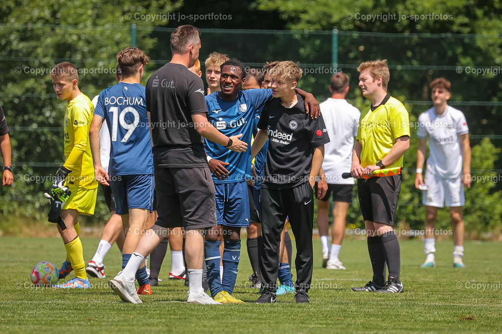 BQ3I7282 | 17.06.2023; Testspiel; Rasenplatz Offdilln; VfL Bochum U17 - Eintracht Frankfurt U17; Ergebnis: 3:1 (1:1)