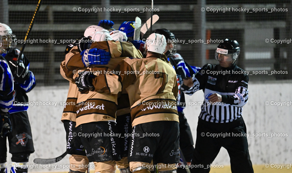 EC Kellerberg vs. ASKÖ Görlach 27.1.2024 | Jubel EC Kellerberg Mannschaft