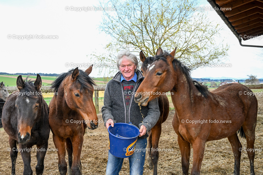 Josef Frech_ Hufschmied_ 04.04.2023-5 | 04.04.2023, Bad Hall, AUT, Josef Frech, im Bild  Josef Frech (Hufschmied, Pferdezuechter)