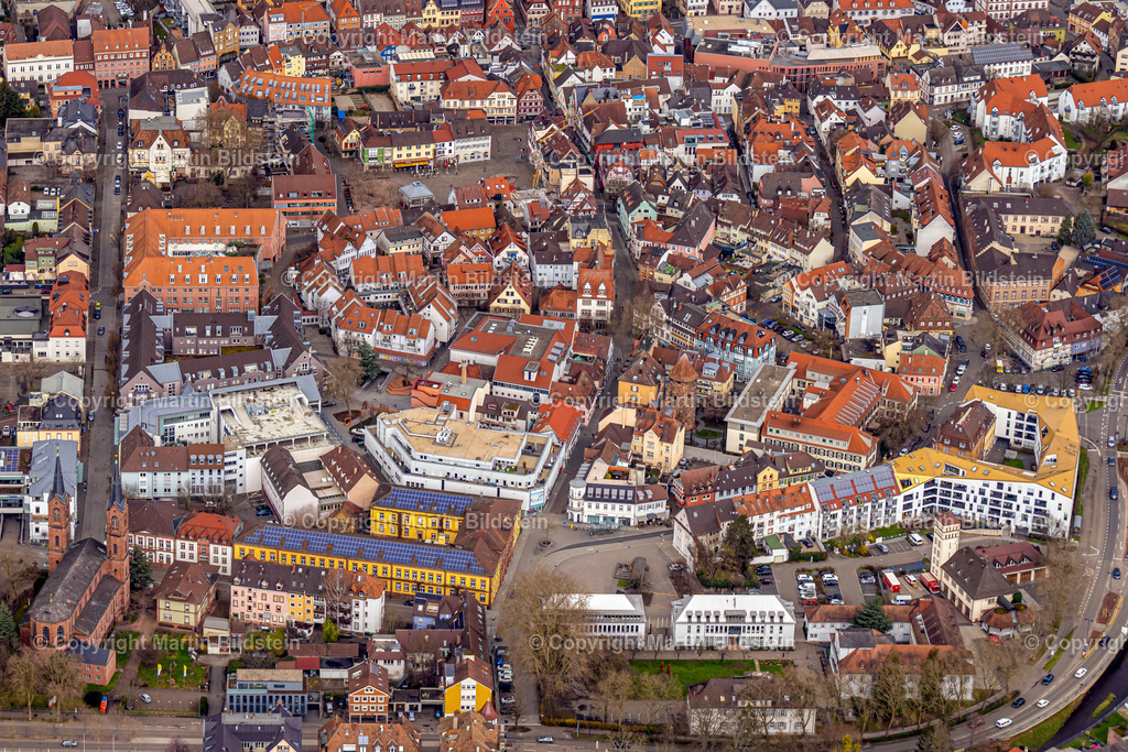 Lahr-12-03-23-1-2-1 | Bilder Fotos Luftbilder Luftaufnahmen Deutschland Süden Westen Schwarzwald Baden Württemberg  