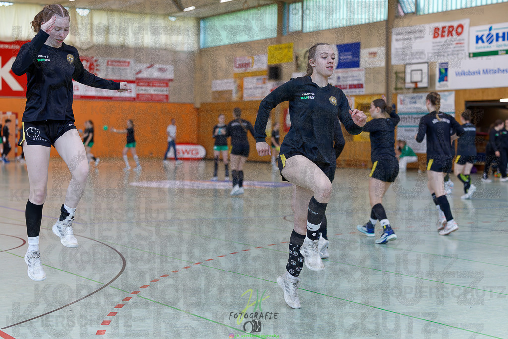 Quali-Turnier JBL wJA; HC Rödertal - HSG Kleenhein/Langgöns | Quali-Turnier JBL wJA; HC Rödertal - HSG Kleenhein/Langgöns am 31.05.2025 in Oberkleen (Weidig-Halle)Photo © 2025 - Jörg Heinrich - Realisiert mit Pictrs.com