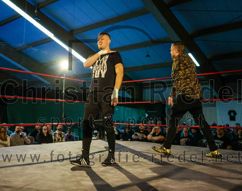 2023-11-11_050_Erding_Wrestlingshow | Erding, Deutschland, 11.11.2023:
Wrestling, Saison 2023, EWS Wrestling ERDING

Foto: Christian Riedel / fotografie-riedel.net