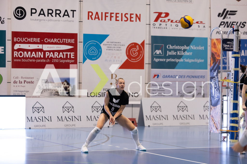 Volleyball I Frauen I Saison 2025-2026 I Volleyball NLA | Women I 1/4 Finals I  BIWI VFM - VC Kanti Schaffhausen I 01.03.2026 | 8 Lina-Marie Lieb (DE) (VC Kanti Schaffhausen) – Aussen - Realisiert mit Pictrs.com