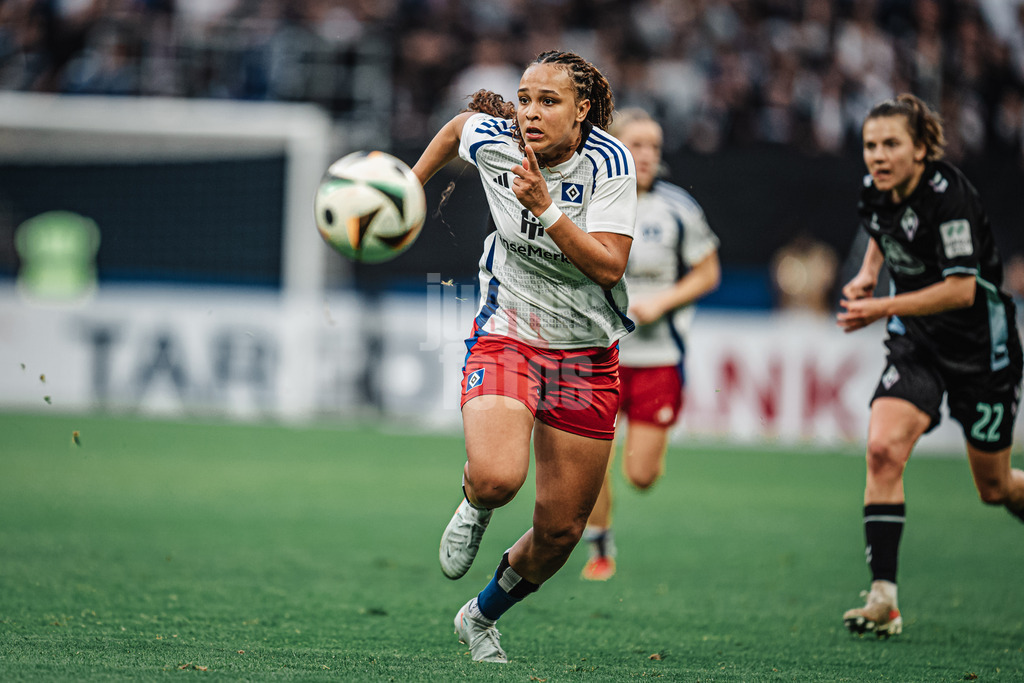 Fußball | Frauen | Saison 2024/2025  | DFB-Pokal der Frauen | Halbfinale | Hamburger SV vs. Werder Bremen | 23.03.2025 | Lisa Baum (#11, HSV)
