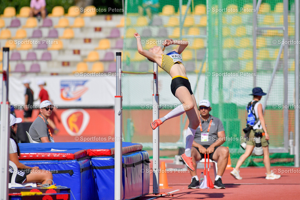 U18 EM - Tag 1_148 | European Athletics U18 Championships am 21.07.2024 in Banska Brystica; Hochsprung, Eva Kalb. Foto: Kai Peters - Realisiert mit Pictrs.com