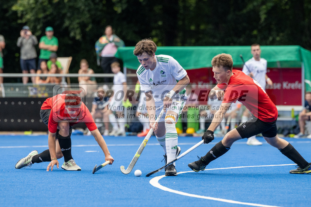 SFE_20230715_0122 | EuroHockey EM U18 Boys Ireland vs Poland am 15.07.2023 in Krefeld (Gerd-Wellen-Hockeyanlage), Photo: Stephan Fehrmann 2023 (Sports-Gallery)