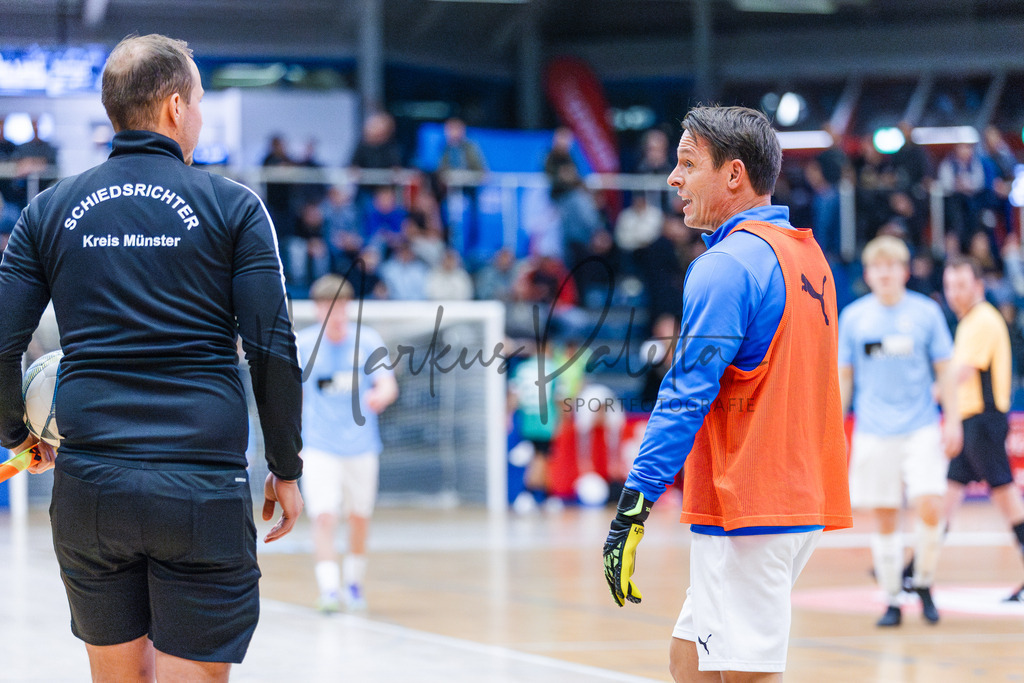 47. Stadtmeisterschaften im Hallenfußball 2025, Zwischenrunde, Zwischenrunde | Stadtmeisterschaften im Hallenfußball 2025, Zwischenrunde, Sporthalle Berg Fidel in Münster. Foto: sportfotografie.ms | Markus Paletta - Realisiert mit Pictrs.com