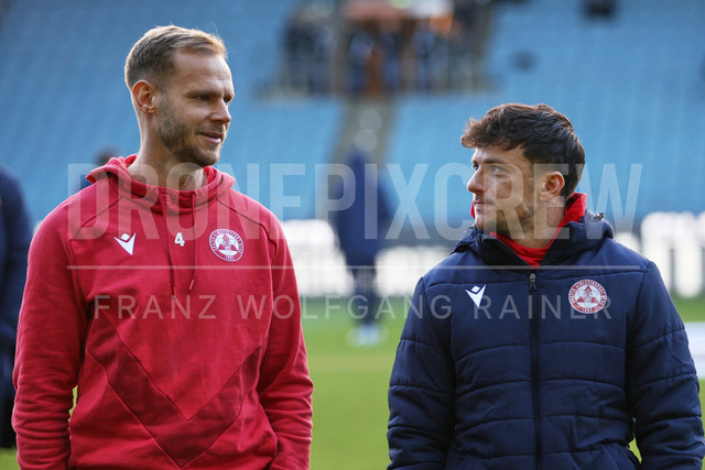 UEFA Europa League 2025/26: SK Sturm Graz vs SK Brann | Graz, Austria, 29.JAN.26 - SOCCER - UEFA Europa League, SK Sturm Graz vs SK Brann Bergen. The image shows Martin Kreuzriegler (GAK) and Christian Lichtenberger (GAK).