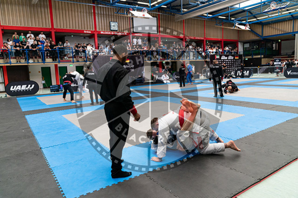 20230826PBB56451 | Fighters compete during the AJP INTLPRO BJJ and grappling competition in Hamburg, Germany, on August 26 2023.