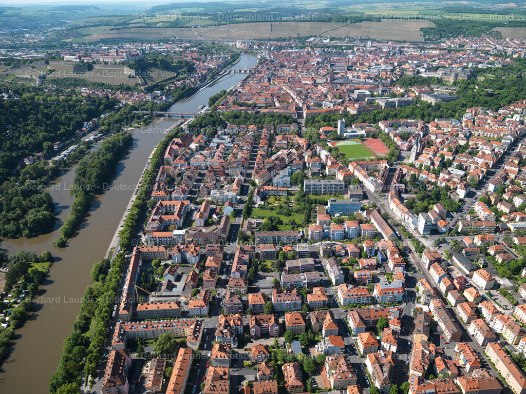 3092196 | Blick über die Sanderau von Süd nach Nord 2010