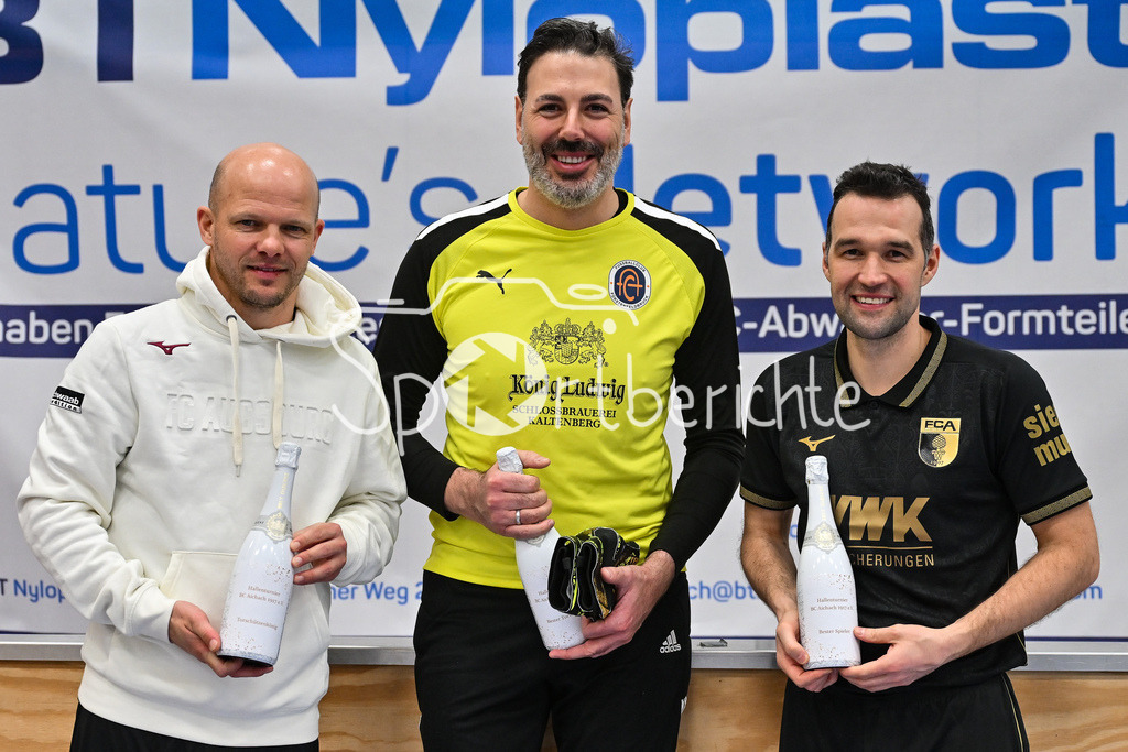 Traditionscup AH - BC Aichach | Torschützenkönig Augsburg 13 / Bester Torhüter Fürstenfeldbruck 1 / Bester Spieler Augsburg 10