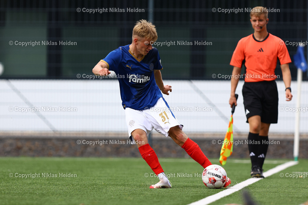 NH_HamburgerSVU21_HolsteinKielU23_Testspiel_20072025 | #31 Felix Boelter (Holstein Kiel U23)Fußball I Herren I Testspiel I Saison 2025-2026  I Hamburger SV U21 - Holstein Kiel U23 I 20.07.2025 I Alexander-Otto-Akademie