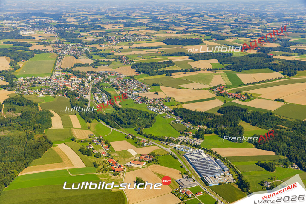 Geschenkidee Weierfing bei Aurolzmünster -Die Luftbildaufnahme wurde 2025 vom UL-Flugzeug heraus erstellt ( keine Drohne ) - Hochauflösende Luftaufnahme -Nicht vergleichbar mit Google Maps oder Satelittenbilder- Die Geschenkidee !Mit Lizenz und Bildrechte bestellbar