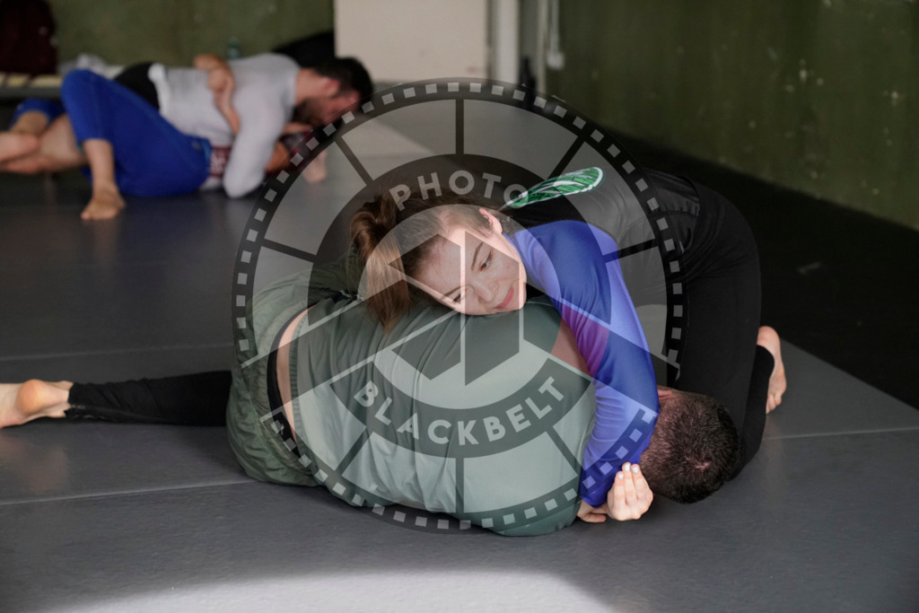 20240413PBB6087 | Fighters compete during the Grapplethon 24hours of rolling for a reason in Hamburg, Germany, on April 13, 2024.