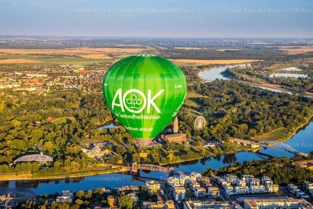 Hubbrücke Sternbrücke AOK Ballon-7723 | AOK Ballon über der Elbe - Realisiert mit Pictrs.com