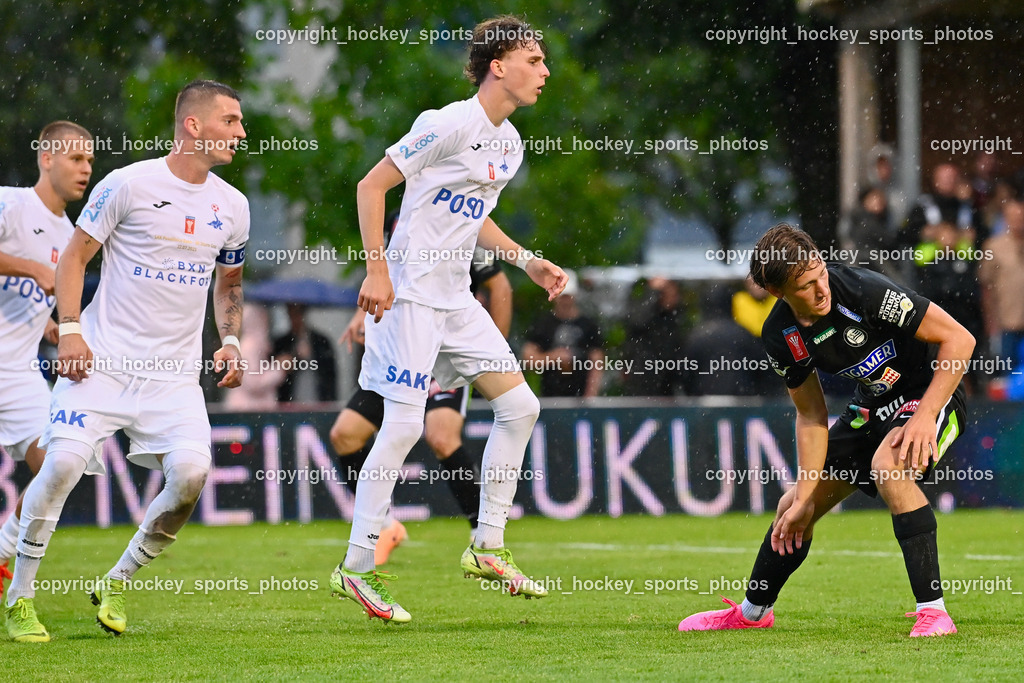 SAK vs. SK Sturm 22.7.2023 | #24 Zoran Vukovic, #17 Jan Sasa Ogris-Martic, #15 William Boving Vick