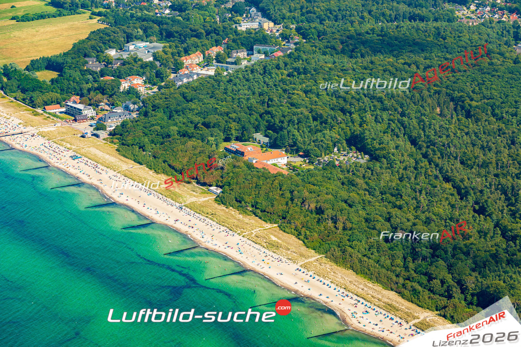 Müritz Hotels Strandnah Graal-Müritz Bild- Das Luftbild wurde 2025 vom UL-Flugzeug heraus erstellt ( keine Drohne bzw. Drohnenaufnahme ) - Hochauflösende Luftaufnahme -Nicht vergleichbar mit Google Maps oder Satelittenbilder- Die Geschenkidee !Mit Lizenz und Bildrechte bestellbar - CC