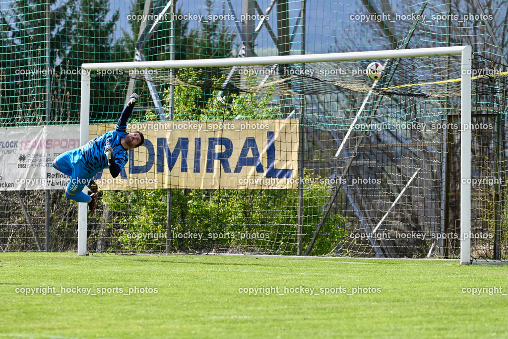 FC Faakersee vs. FC Dölsach | #38 Michael Lessiak FC Faakersee, Tor FC Dölsach, FC Faakersee vs. FC Dölsach, FC Faakersee vs. FC Dölsach am 20.04.2025 in Finkenstein (Sportplatz Finkenstein), Austria, (Photo by Bernd Stefan)