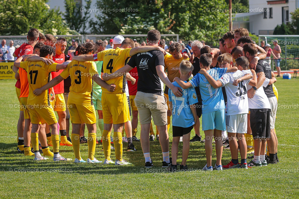 BQ3I7142 | 11.06.2023; Relegation Rückspiel zur Kreisliga A Dillenburg; Rasenplatz Sinn; SG Sinn/Hörbach - SSV Wissenbach; Ergebnis 2:1 (1:0)