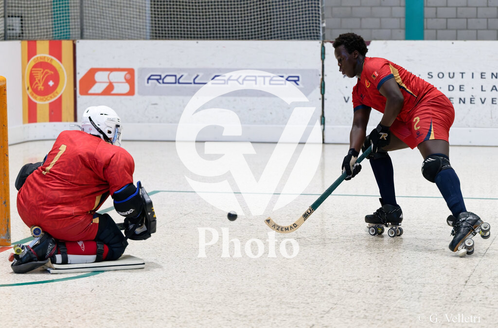 U17  - Geneve RHC B v Geneve RHC A  |  during the U17  match between Geneve RHC B and Geneve RHC A  at Centre sportif de la queue d'arve in Geneve, Switzerland