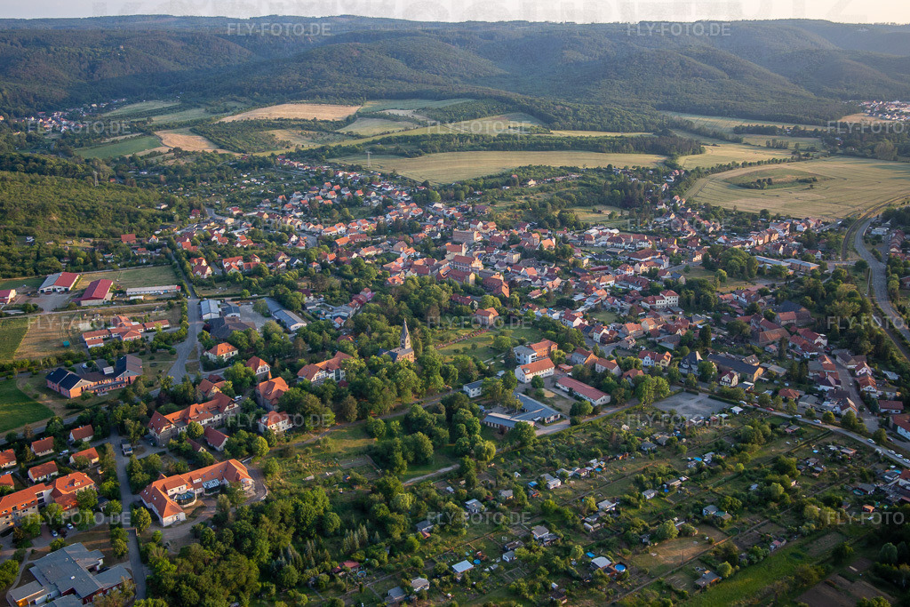 Ortsansicht von Nordosten | Luftbild: Ortsansicht von Nordosten im Ortsteil Neinstedt in Thale im Bundesland Sachsen-Anhalt in Deutschland. Foto: IMG_136522.jpg vom 17.06.2023 durch ©2025 Werner Riehm fly-foto.de/copyright - Realisiert mit Pictrs.com