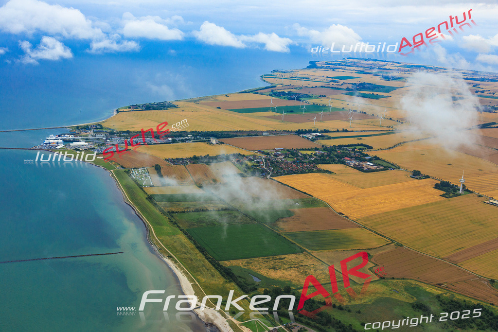 Luftbild von  Fehmarn - Luftaufnahme wurde 2016 von https://frankenair.de mittels Flugzeug (keine Drohne) erstellt - die Geschenkidee
